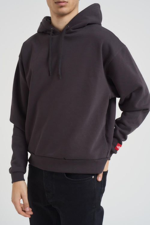 Felpa uomo grigio antracite Red Box