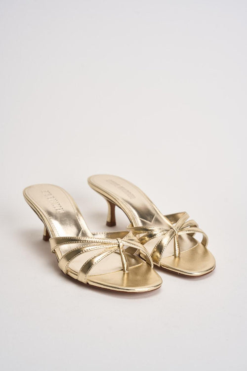 Sandalo infradito donna oro - 2