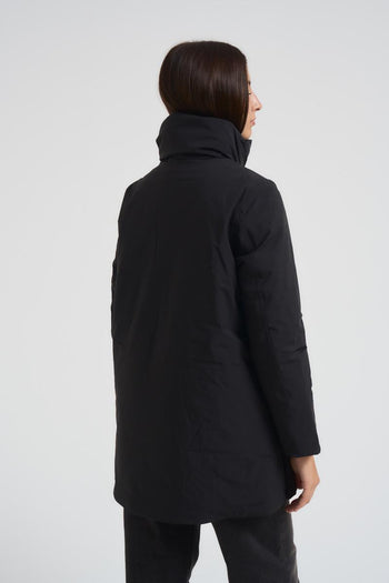 Giubbotto donna Marla St Warm lungo nero - 4