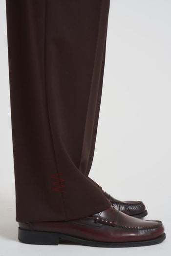Pantalone uomo gamba dritta marrone - 3