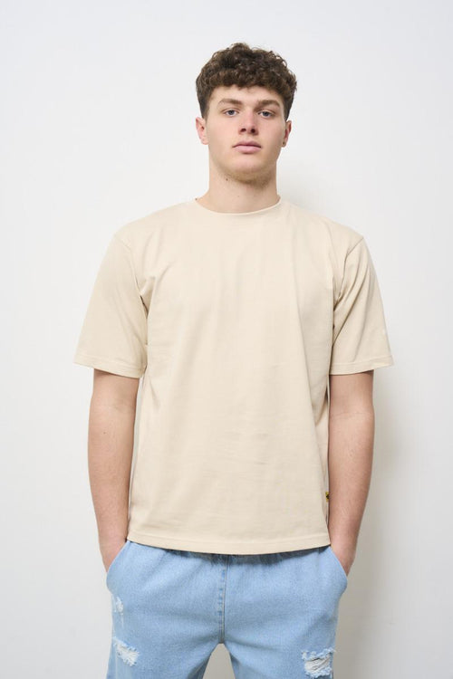 T-shirt uomo panna