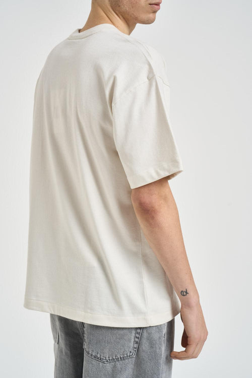 T-shirt uomo girocollo bianca - 2