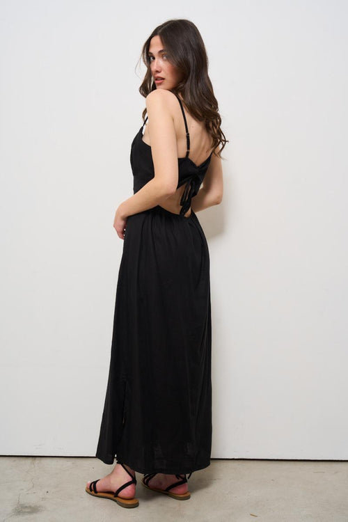 Abito donna lungo nero - 2