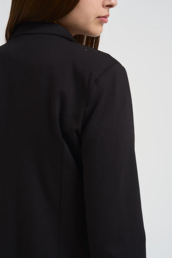 Giacca donna monopetto nera - 5