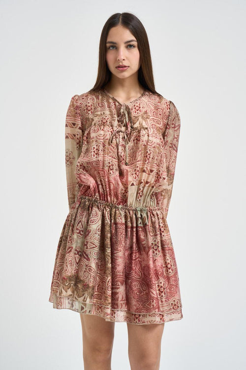 Abito donna fantasia multicolor - 1