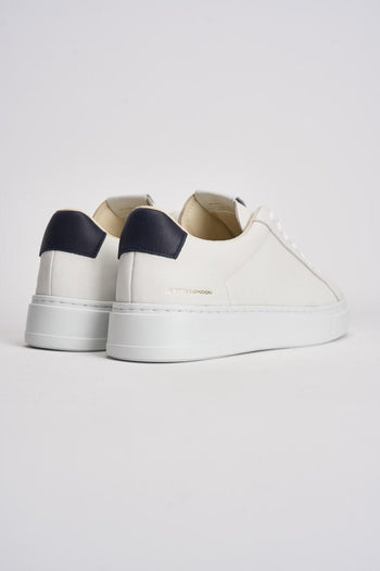 Sneakers uomo in pelle bianche - 7