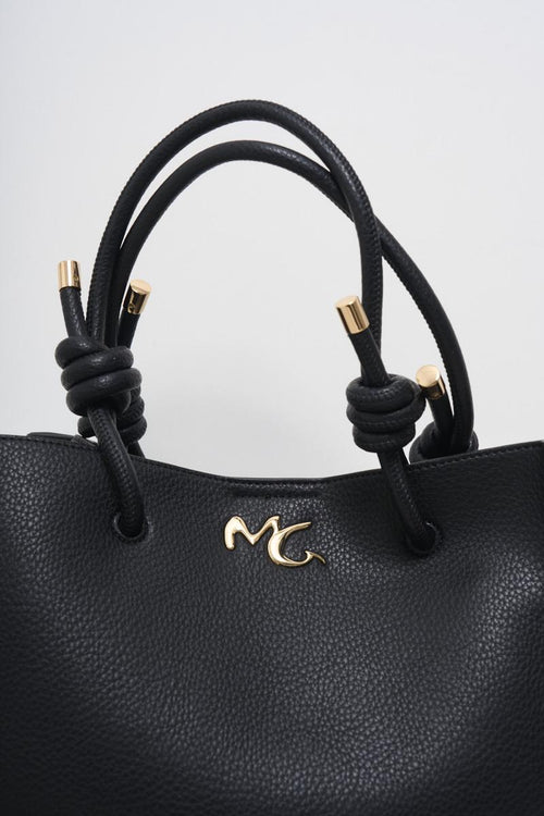 Black women's shoulder bag - 2