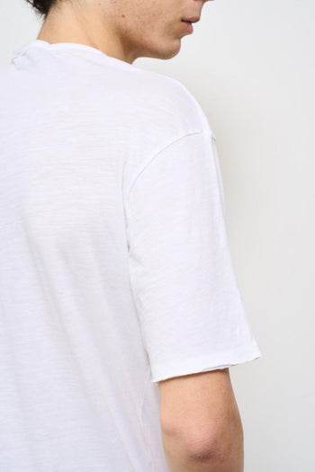T-shirt uomo girocollo bianca - 6