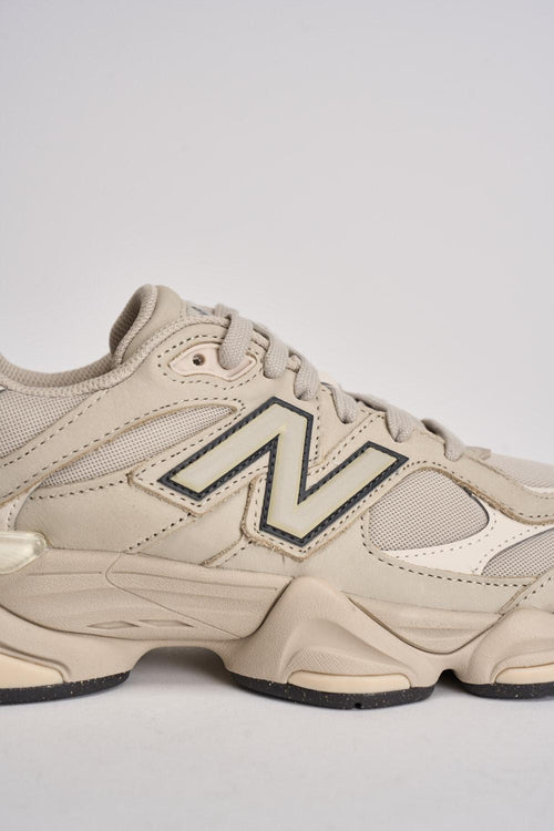 Sneakers uomo 9060 bianche e beige - 2