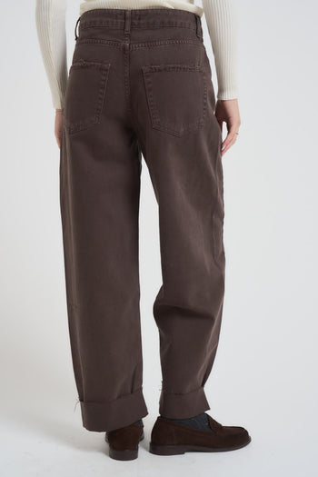 Jeans donna wide leg moro - 3