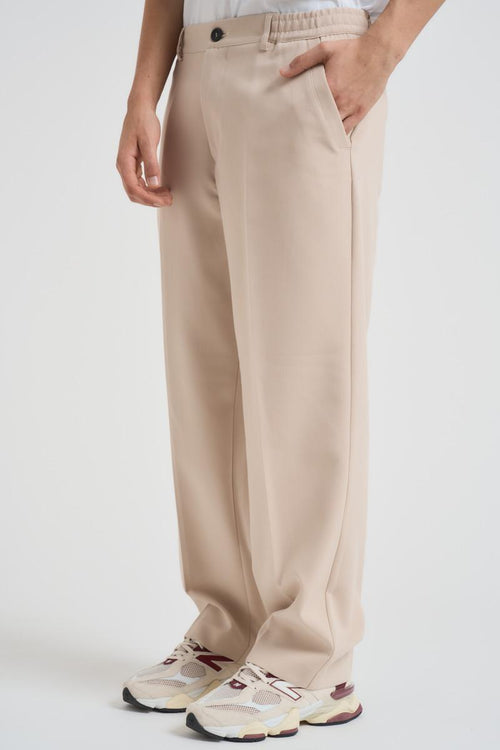 Pantalone uomo gamba dritta beige - 2