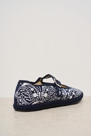Ballerine donna fantasia bandana blu - 6