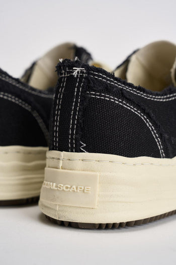 Sneakers uomo nere in canvas - 8
