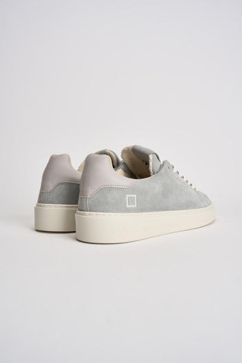 Sneakers uomo Levante in camoscio grigia - 7