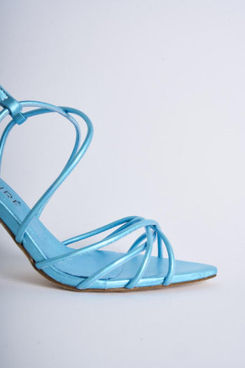 "Neva" sandal in real leather with elongated toe - 3