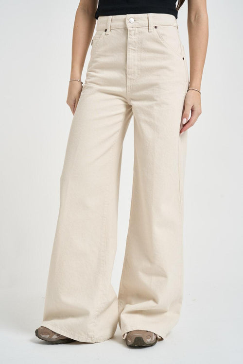 Jeans donna Lexie in denim ecru - 2