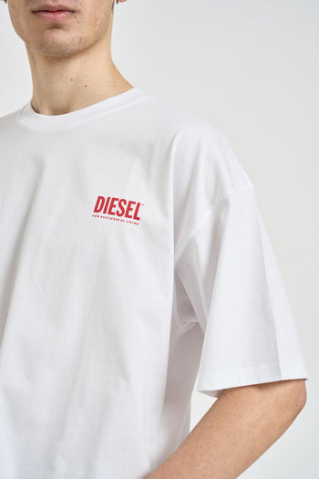 T-shirt uomo girocollo bianca - 3