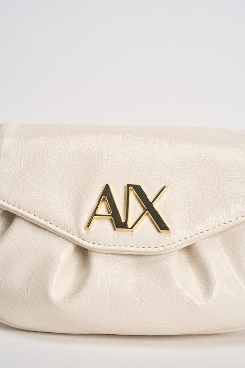 Borsa donna con logo panna - 2
