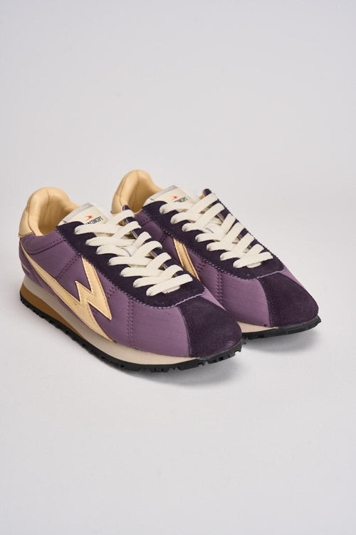 Sneakers donna lilla e avorio - 2