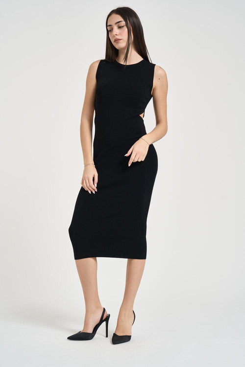 Abito donna aderente nero
