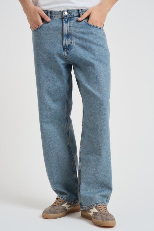 Jeans uomo Omar in denim chiaro - 2