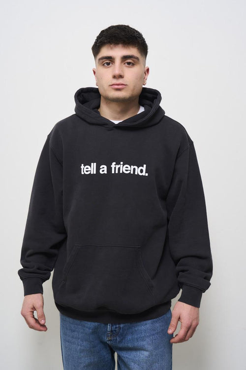 Men's black hoodie