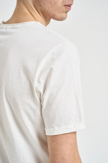 T-shirt uomo con stampa bianca - 4