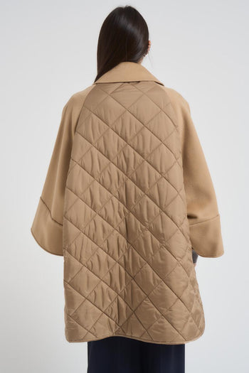 Cappotto in doppio drap di lana cammello - 9