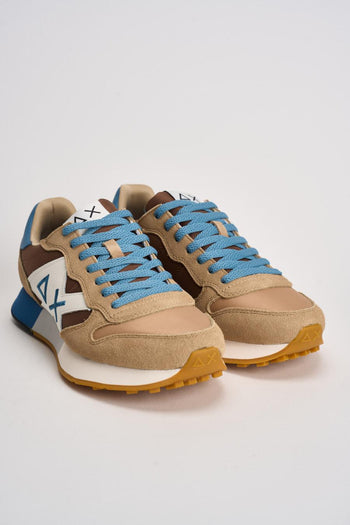 Sneakers uomo multicolor celeste - 3