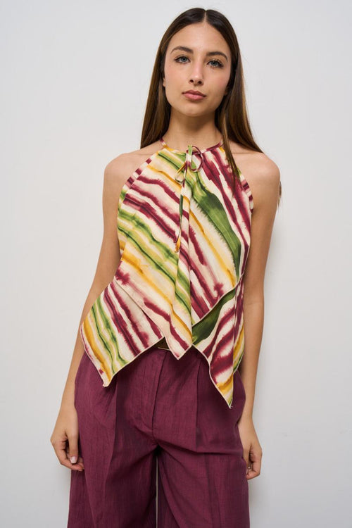 Top donna fantasia multicolor - 2