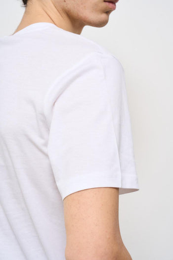 T-shirt uomo girocollo bianca - 4