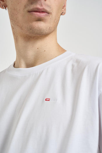 T-shirt uomo girocollo bianca - 3