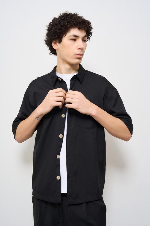 Camicia uomo nera - 2