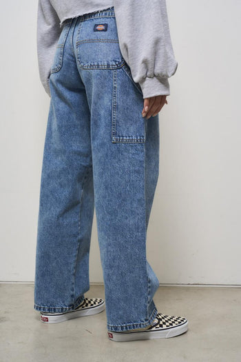 Regular medium denim women's jeans - 4