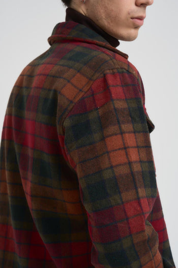 Camicia uomo a quadri rossa - 5