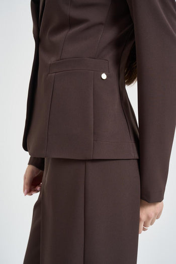 Giacca donna monopetto moro - 6