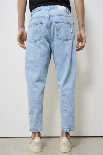 Jeans uomo regular in denim chiaro - 4