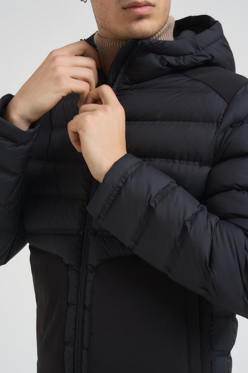 Piumino uomo trapuntato nero. - 2