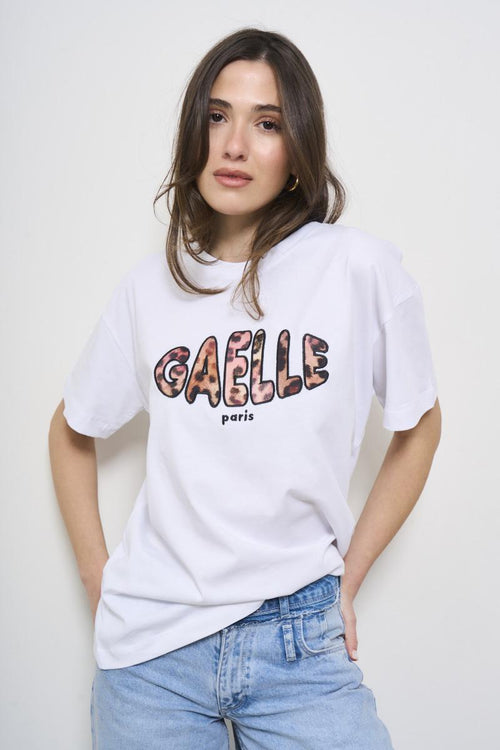 T-shirt donna bianca con stampa - 2