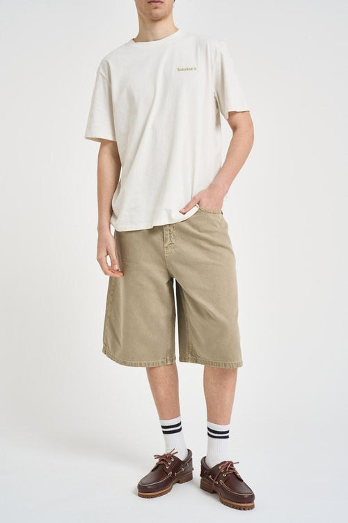 T-shirt uomo con stampa bianca