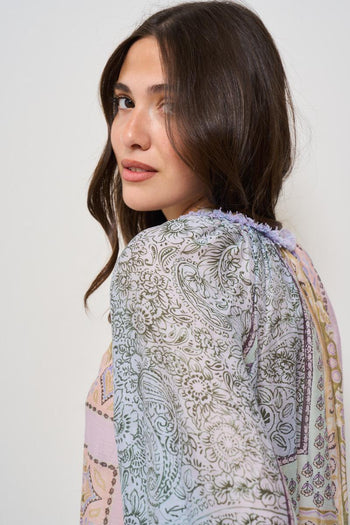 Blusa donna fantasia multicolor - 6