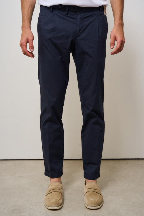 Pantalone uomo chino blu