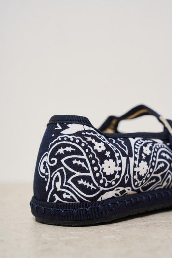 Ballerine donna fantasia bandana blu - 6