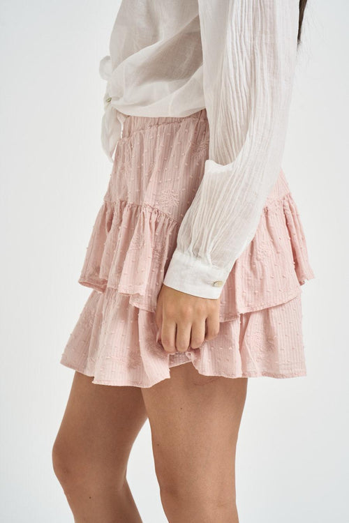 Gonna donna a balze rosa - 2