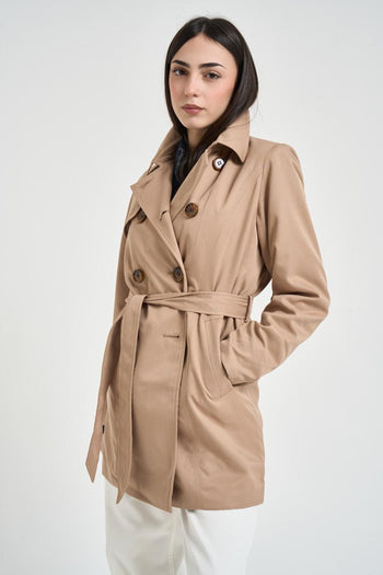 Trench donna beige - 3