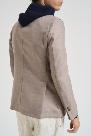 Giacca uomo doppiopetto grigio chiaro - 5