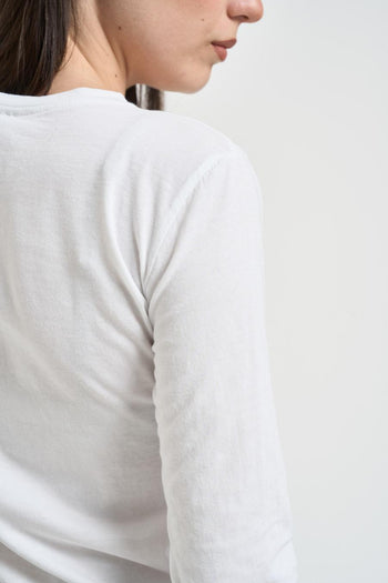 Maglia donna girocollo bianca - 4