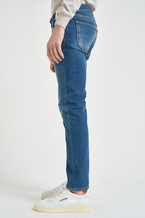 Jeans uomo skinny denim blu - 2