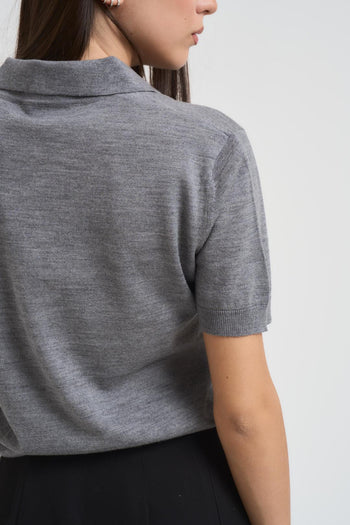 Polo donna grigia - 6