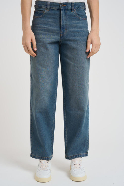 Jeans uomo dritti blu